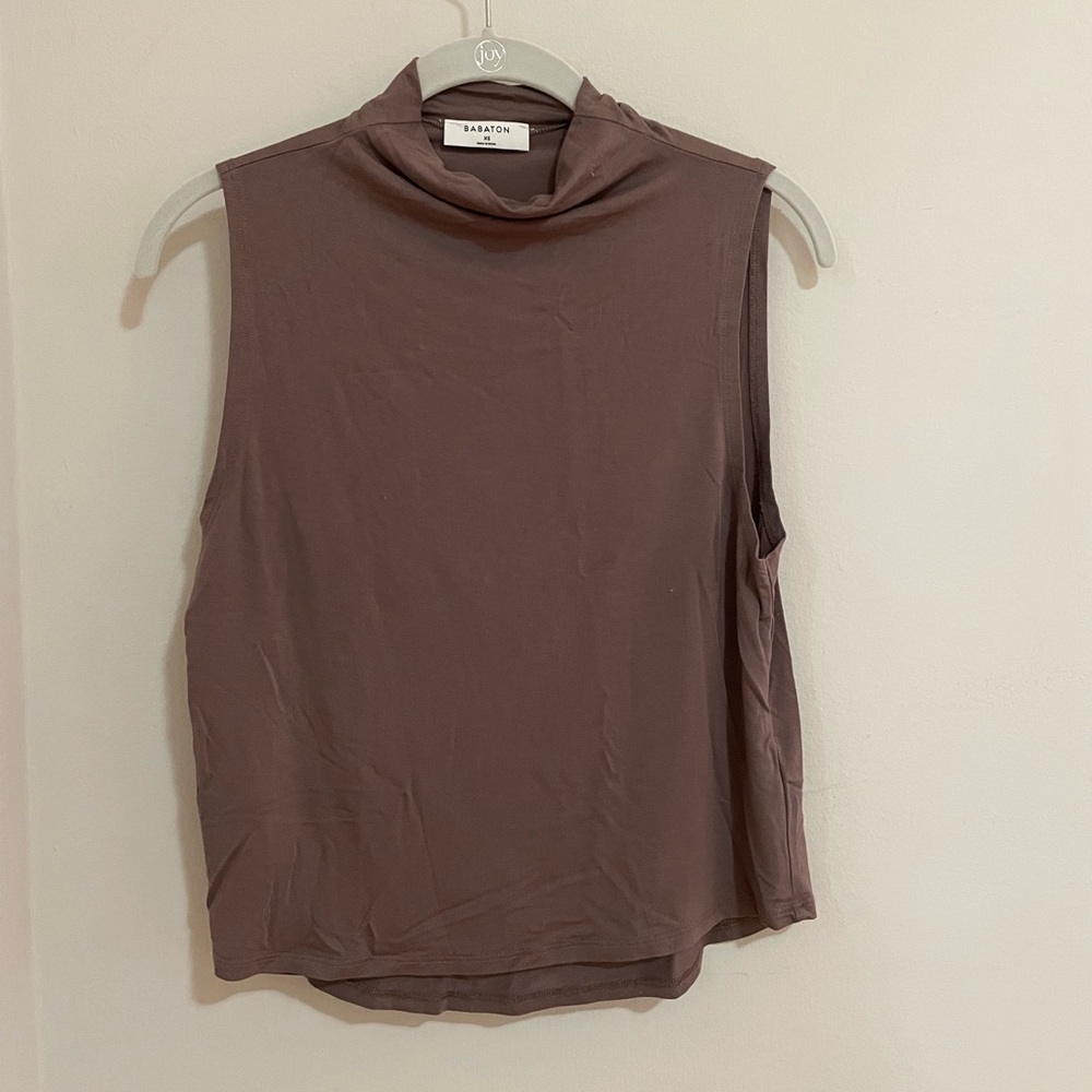 Aritzia Babaton Sleeveless Turtle Neck Tank